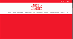 Desktop Screenshot of christyrefractories.com
