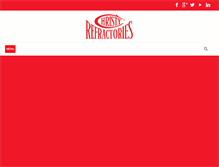 Tablet Screenshot of christyrefractories.com